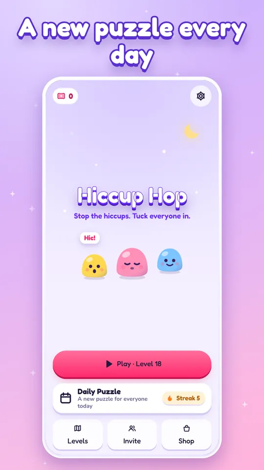 The Daily Puzzle screen